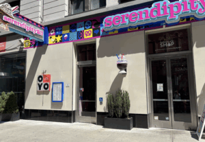 street-level entrances to Serendipity 3, Times Square