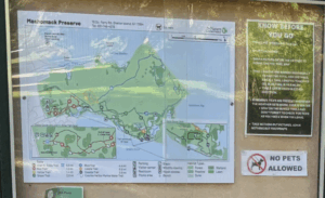 Map of Mashomack Preserve