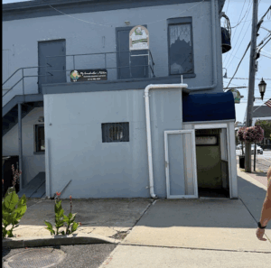 View of main entrance.