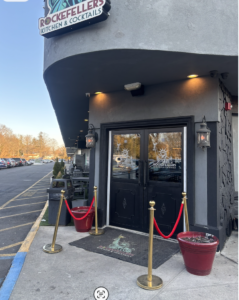 Street-level, double door main entrance